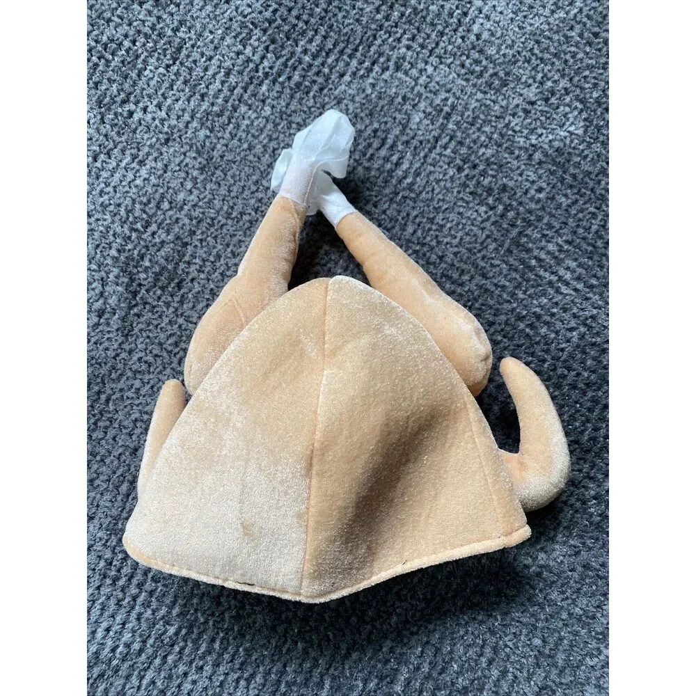 Turkey Novelty Hat Cookout Chicken BBQ Costume Chef Cap Thanksgiving Theater